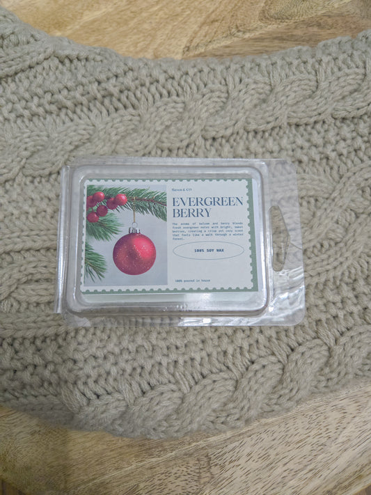 "Evergreen Berry" Soy Wax Melt