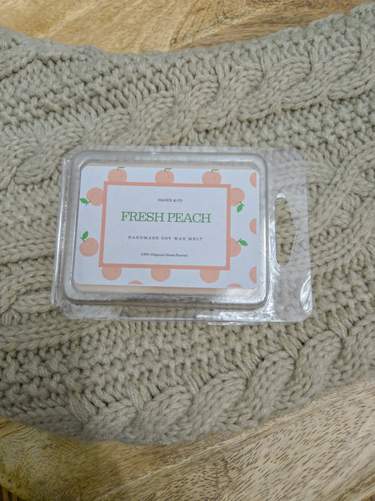 "Fresh Peach" Soy Wax Melt
