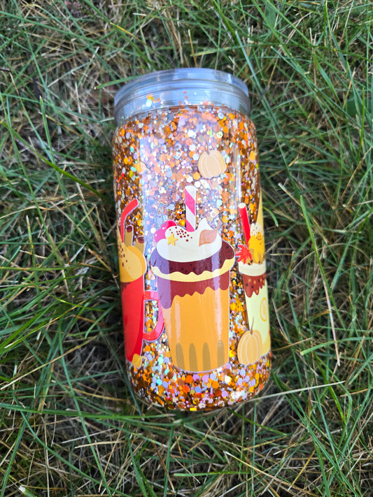 "Fall Drinks" 16oz tumbler