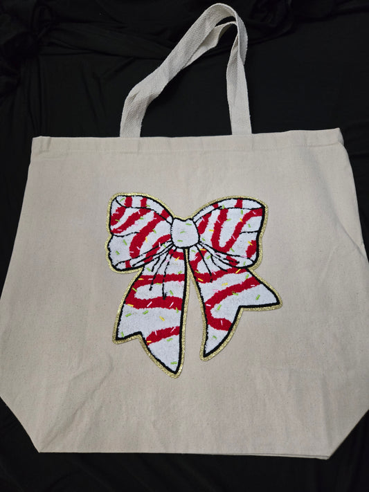 Christmas Canvas Tote
